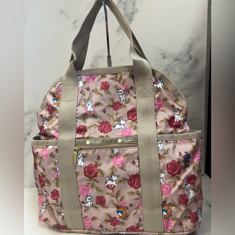 Lesportsac Pink Floral Backpack